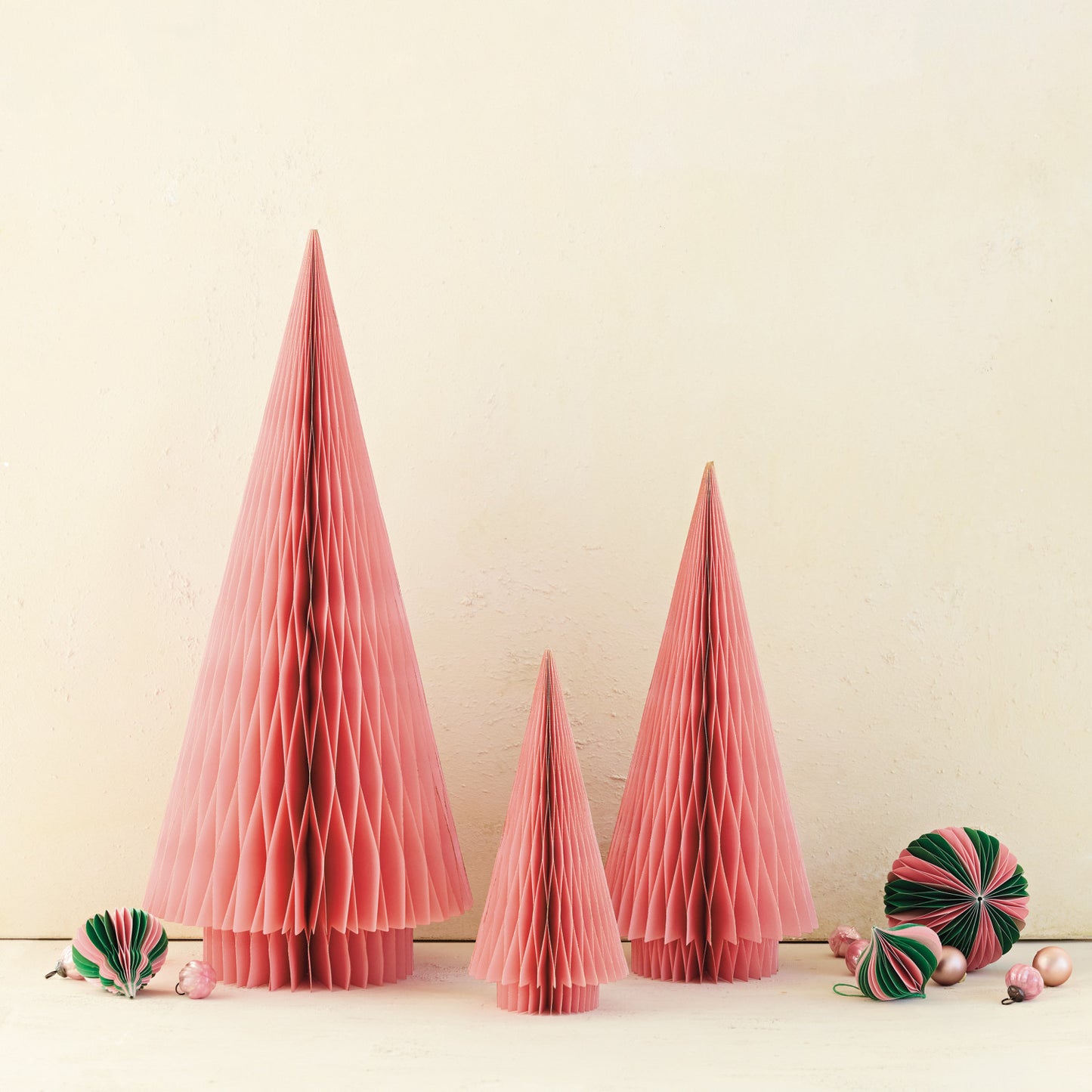 Handmade Recycled Paper Folding Honeycomb Tree