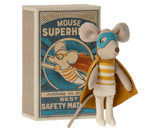 Superhero Mouse in Matchbox