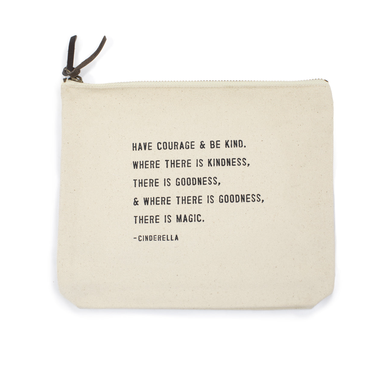 Canvas Quote Pouch