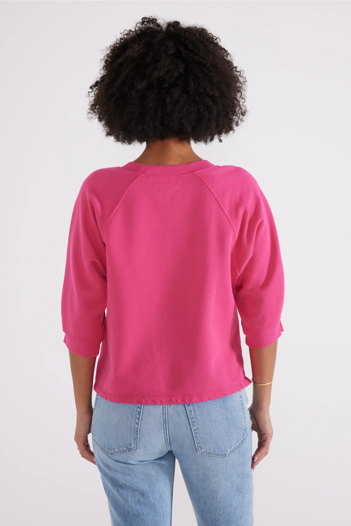 Fleur Sweatshirt in Raspberry