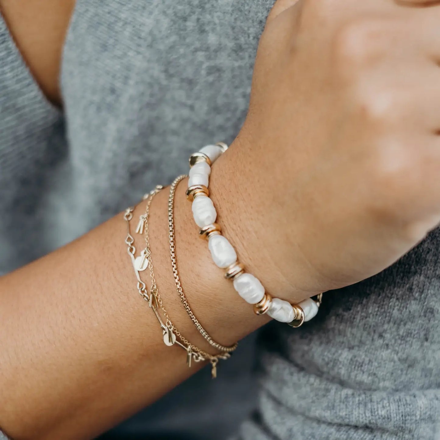 Sequin and Fringe Bracelet