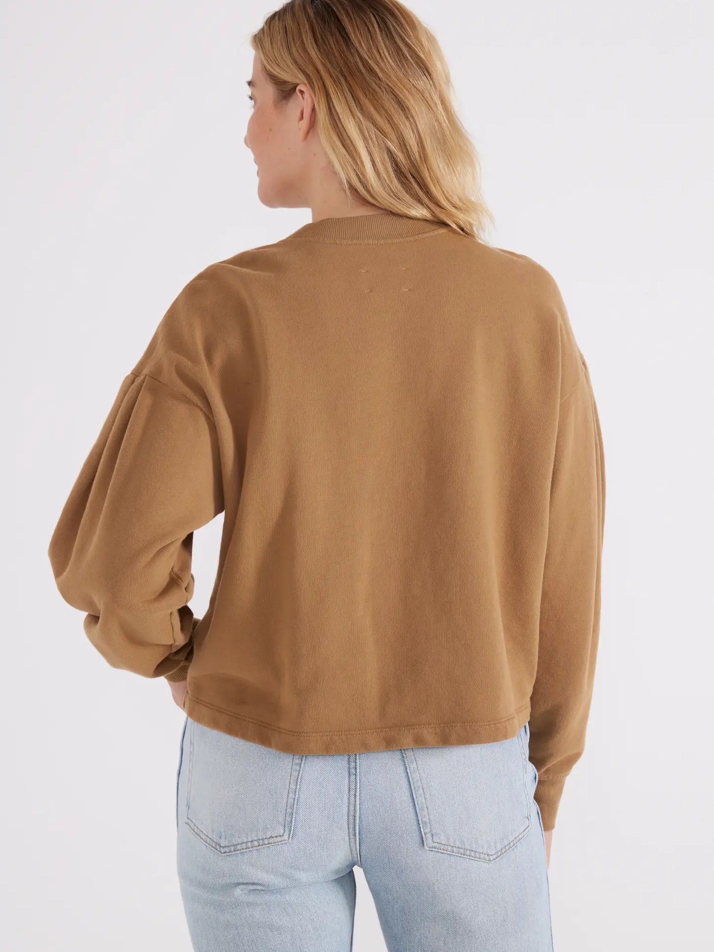 Jael Pleat Sleeve Sweatshirt