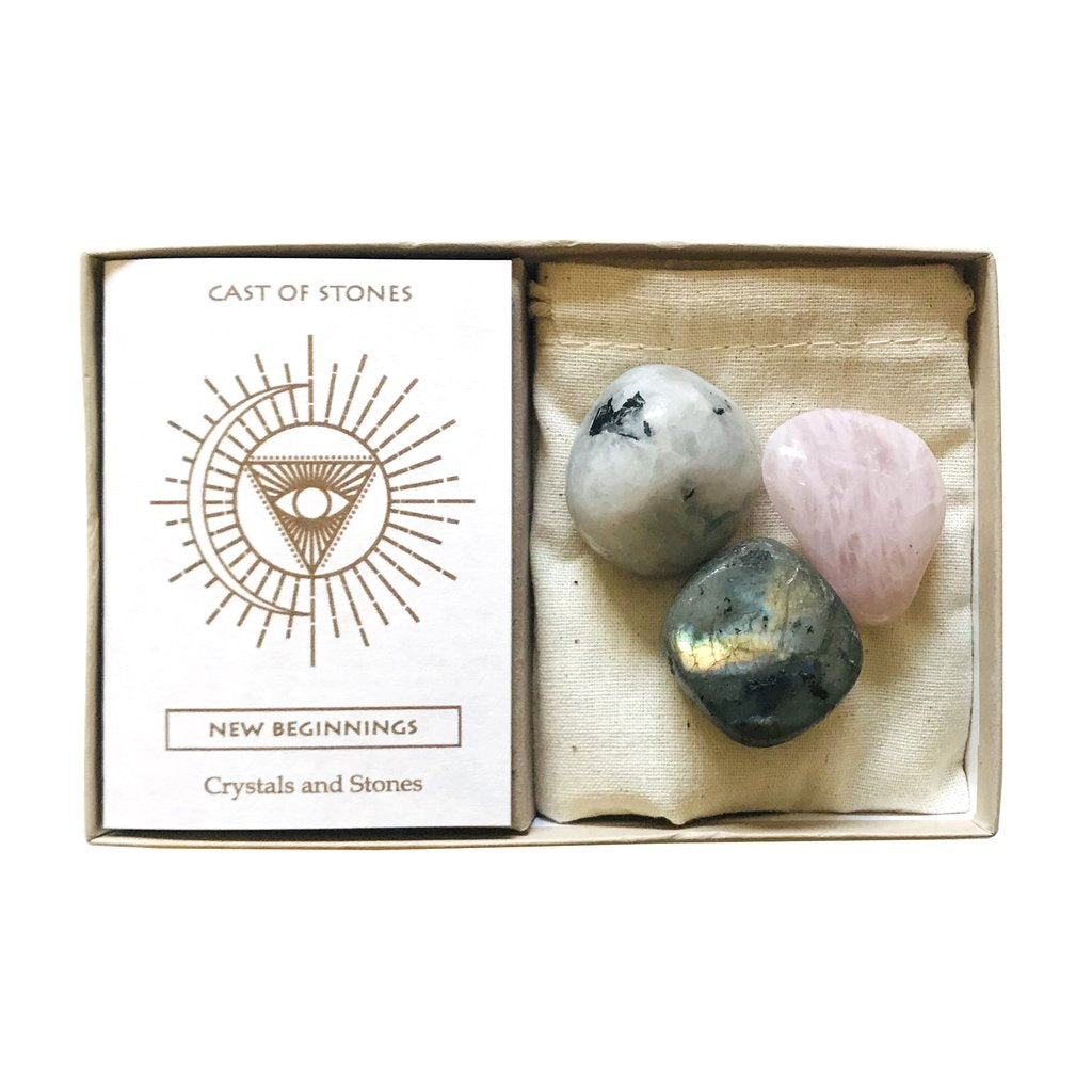 Stone Set - Gold Leaf