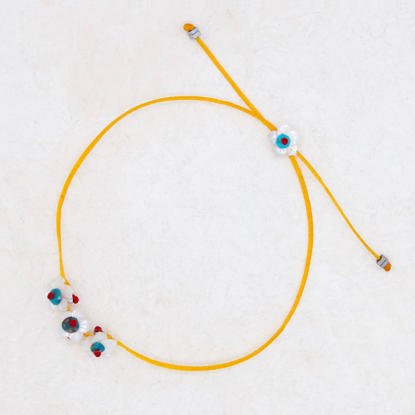 White Flower Bracelet