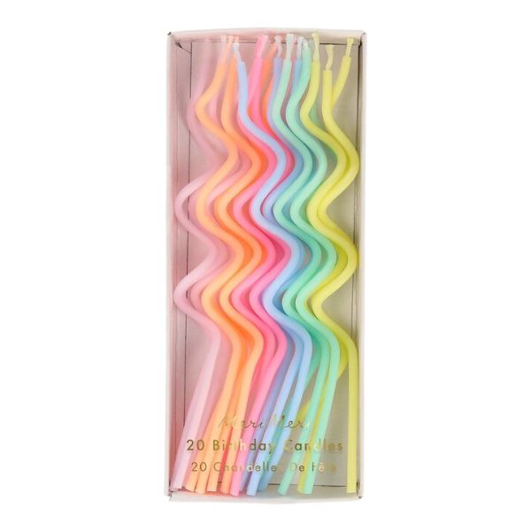 Pastel Swirly Candles