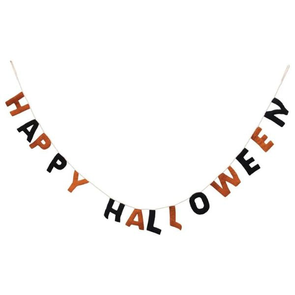 Happy Halloween Felt Banner