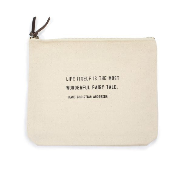 Canvas Quote Pouch