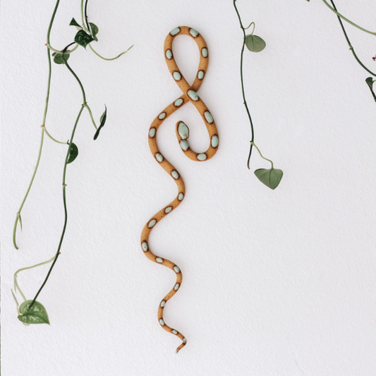 Ceramic Wall Snake