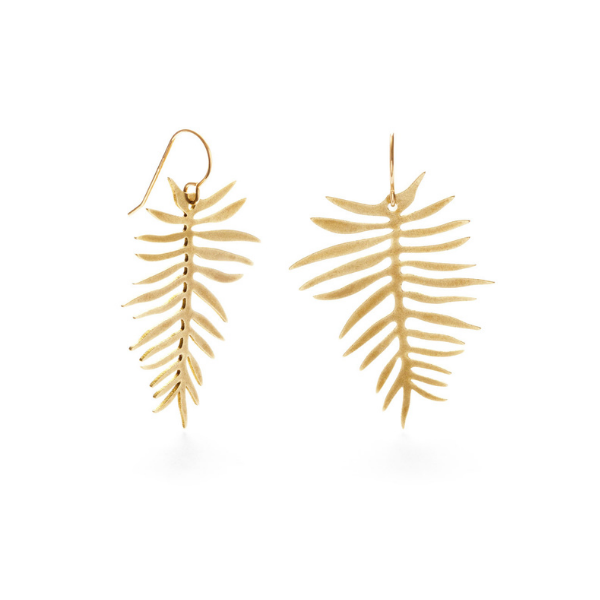 Areca Palm Drop Earrings