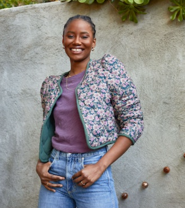 Marie Quilted Crop Jacket