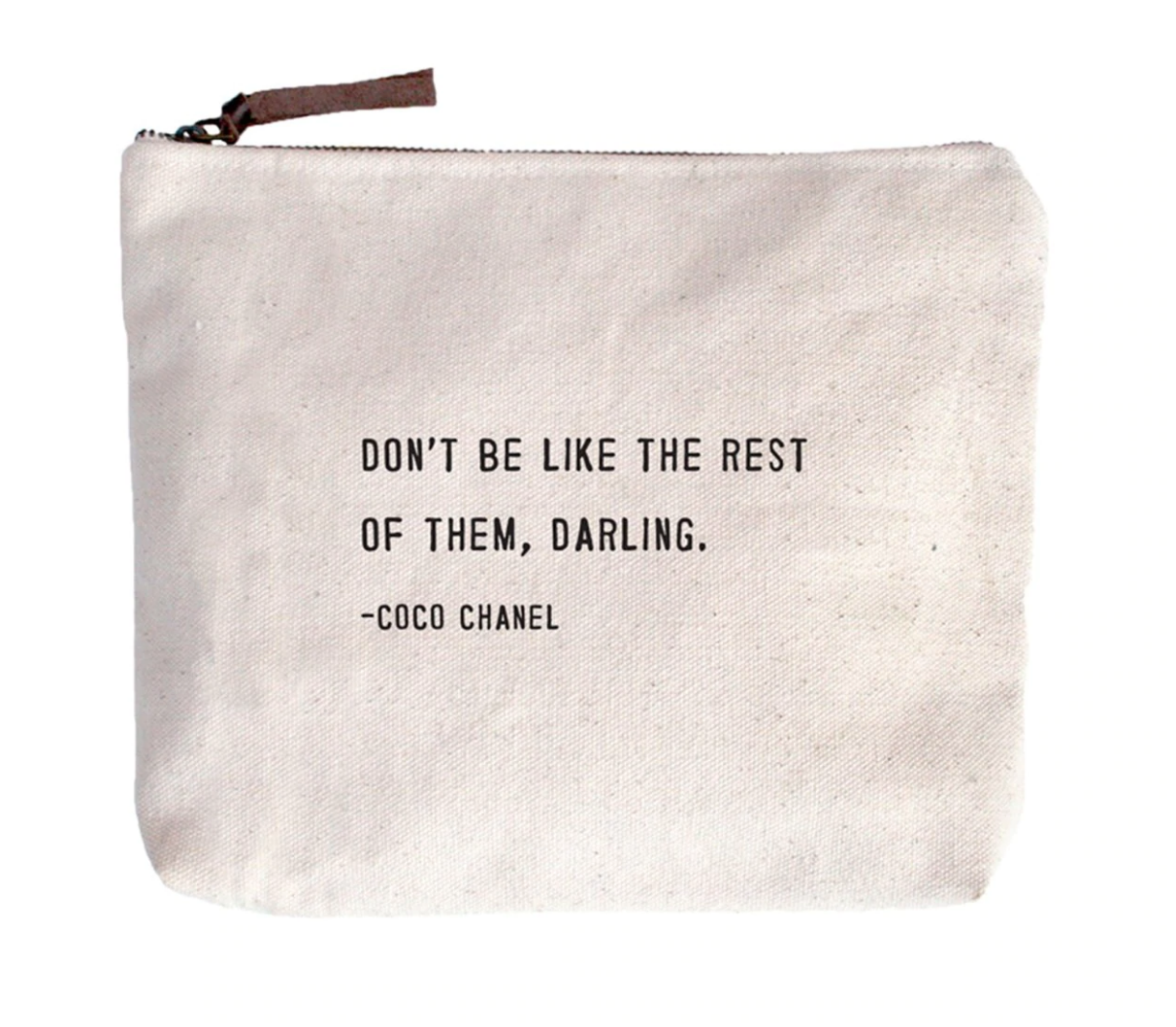 Canvas Quote Pouch