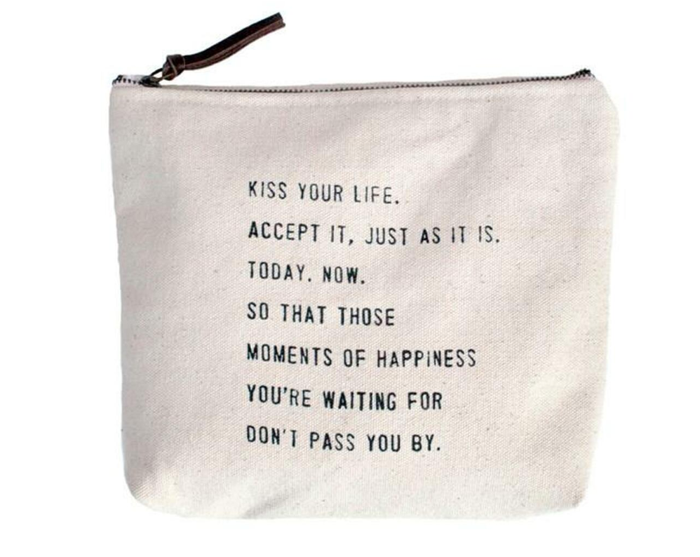 Canvas Quote Pouch