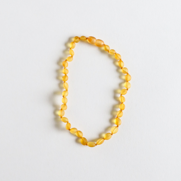 Kids Raw Honey Baltic Amber Necklace