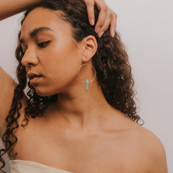 Crystal Hoops