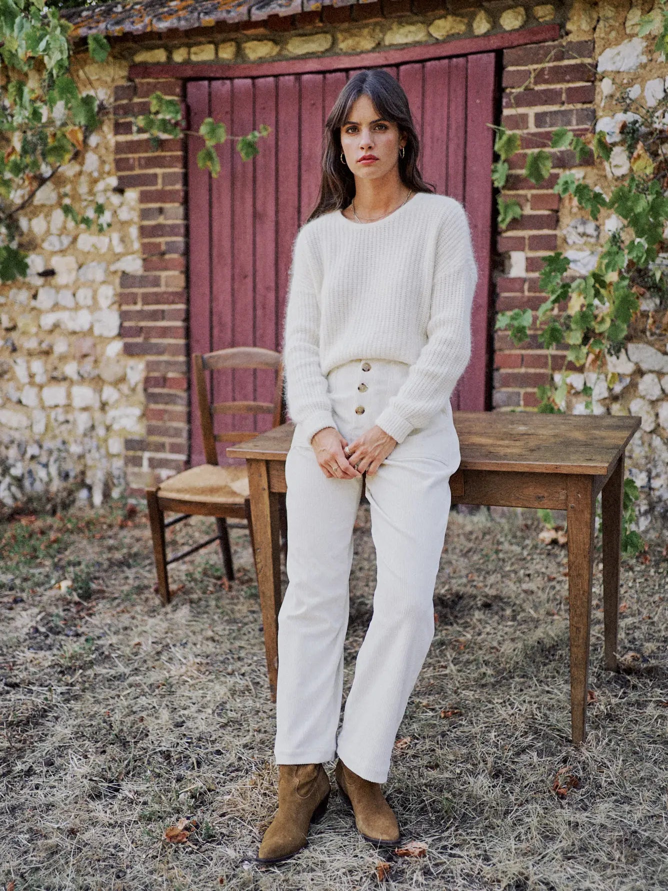 Kiwi Knotted Back Sweater