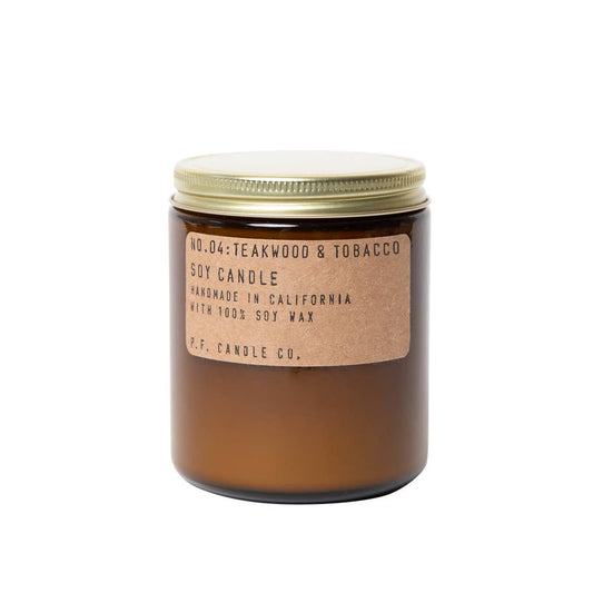 Teakwood & Tobacco Candle - Gold Leaf