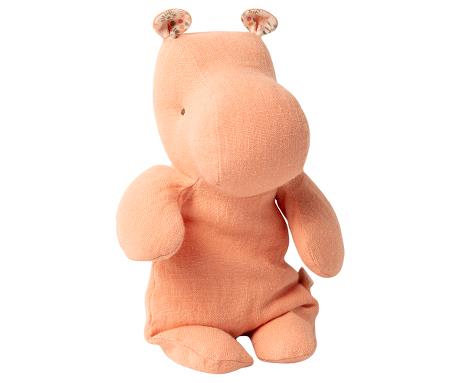 Small Apricot Safari Friends Hippo - Gold Leaf