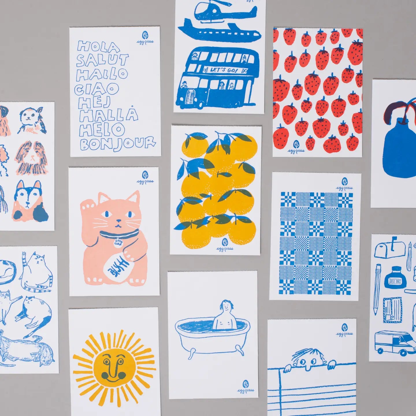 2027 Tear-Off Postcard Illustrated Calendar
