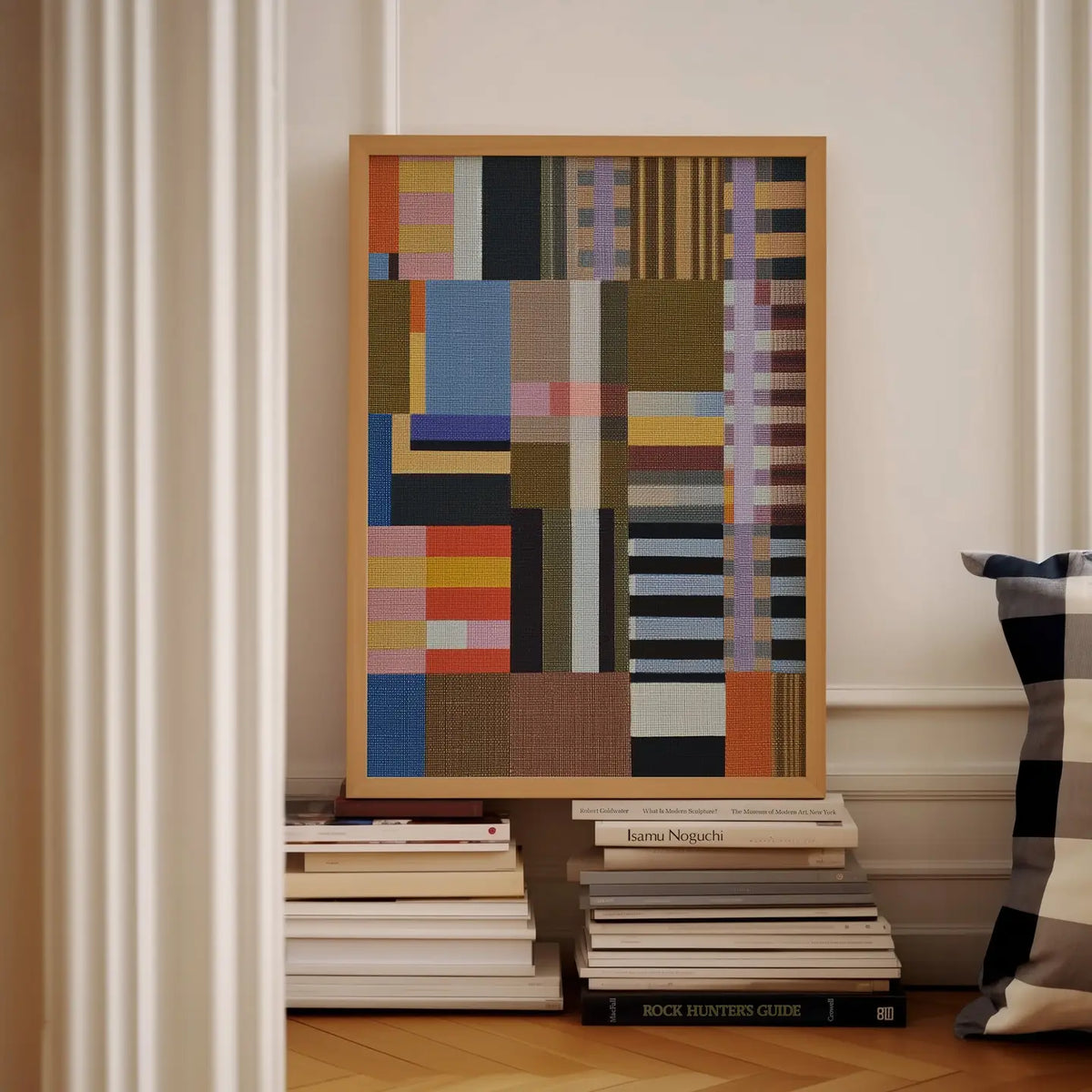 Woven Perspectives No. 02 Geometric Abstract Art Print