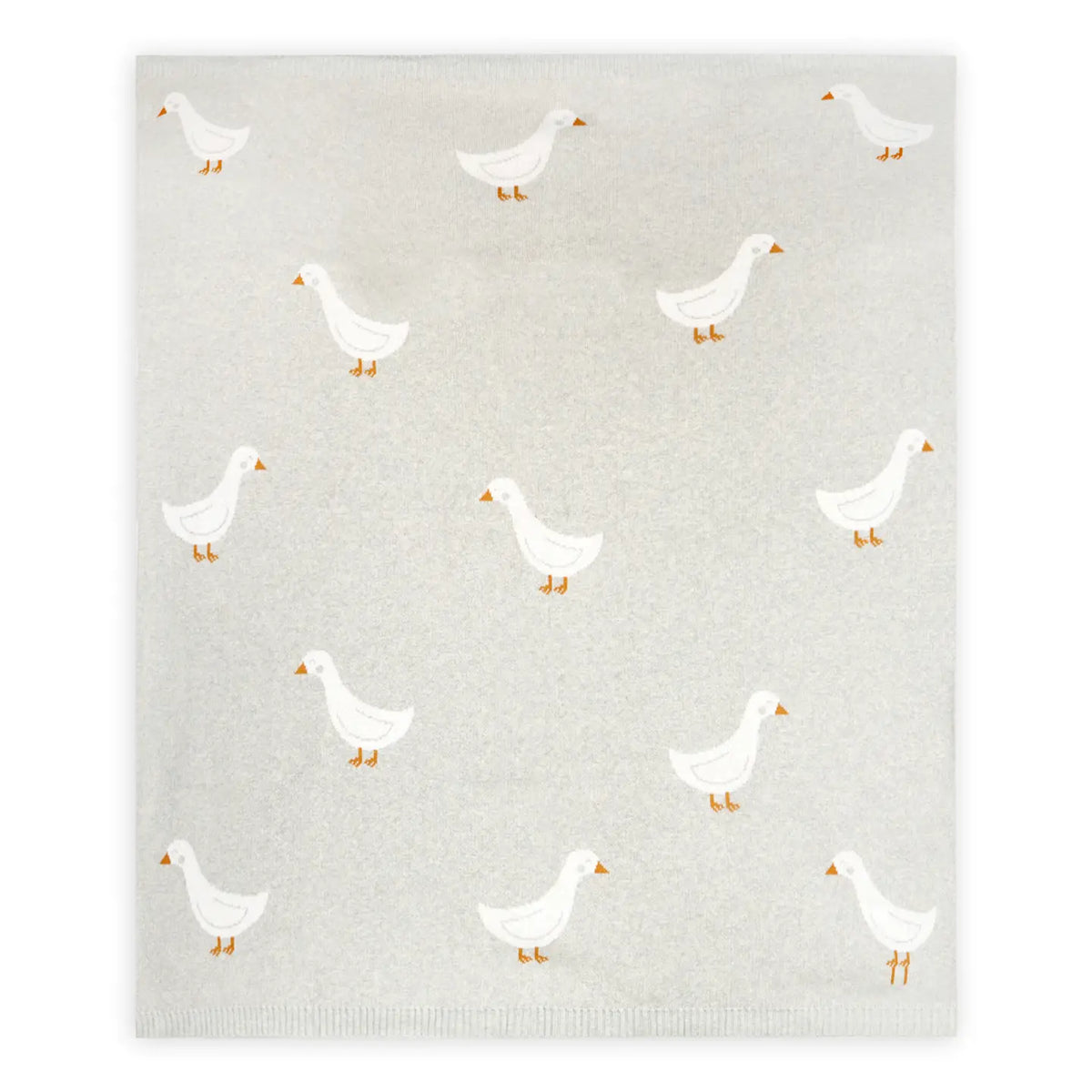 Organic Cotton Jacquard Knit Baby Blanket