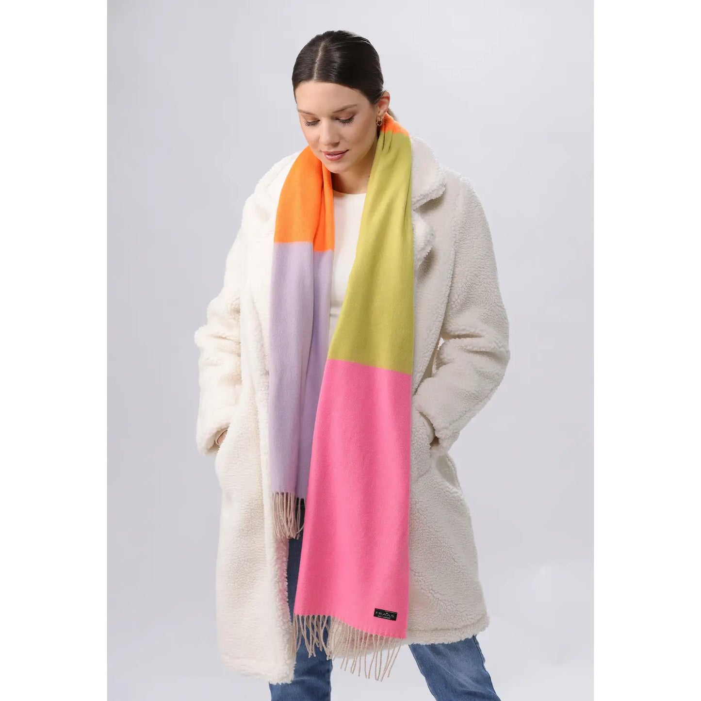 Block Twill Recycled Scarf