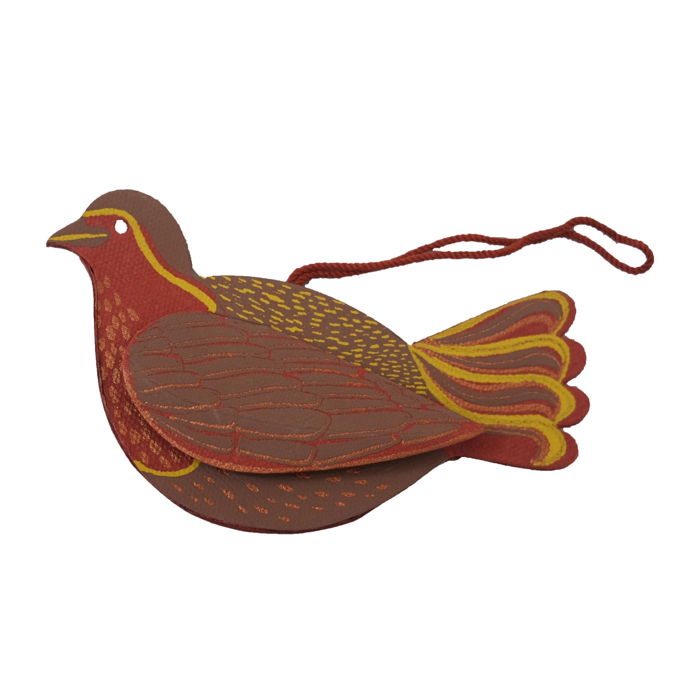 Paper Bird Ornament