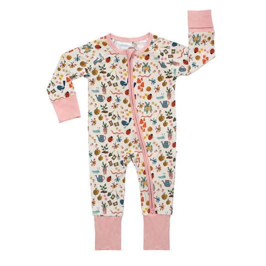 Bamboo Baby Pajamas Convertible Romper