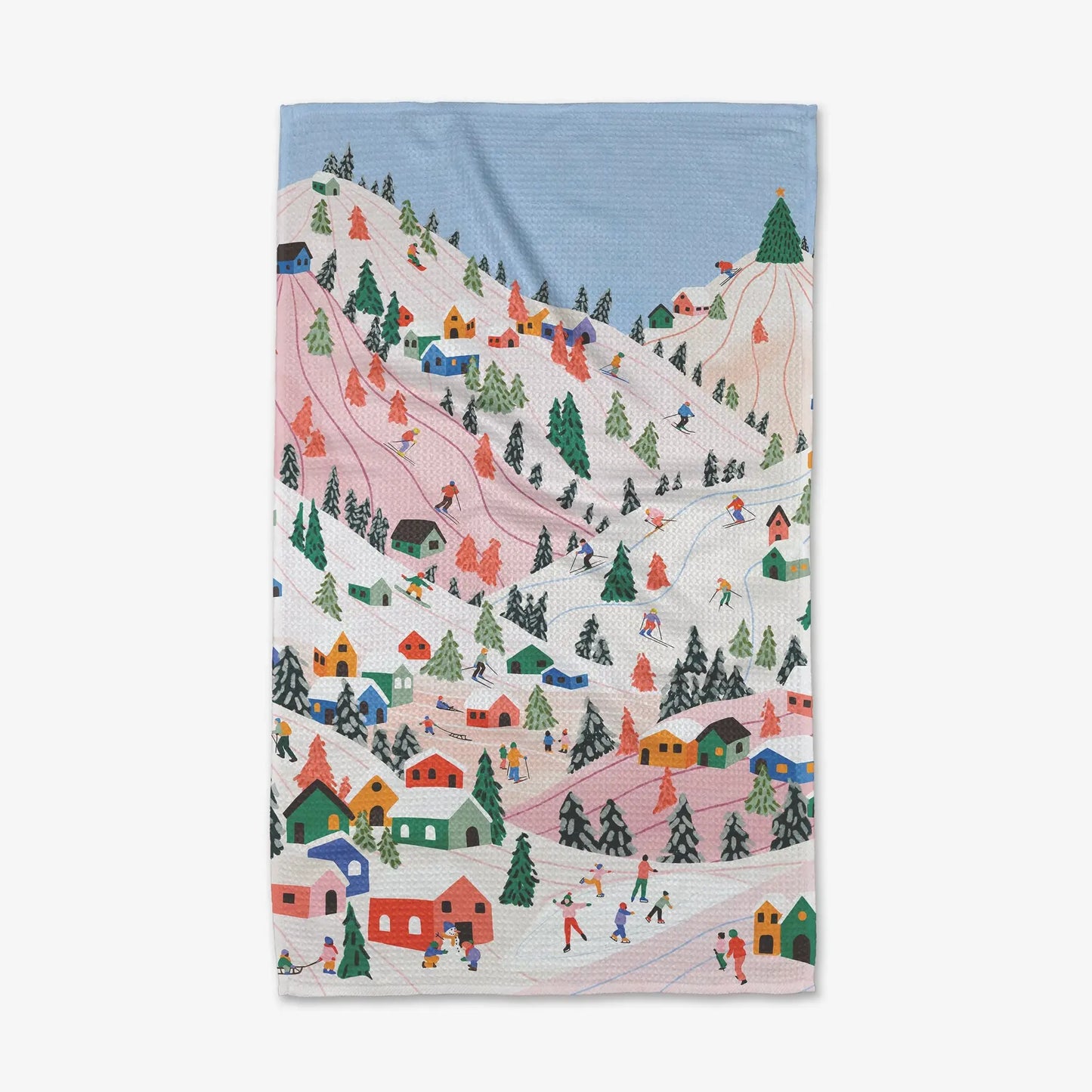 Holiday Geometry Tea Towels