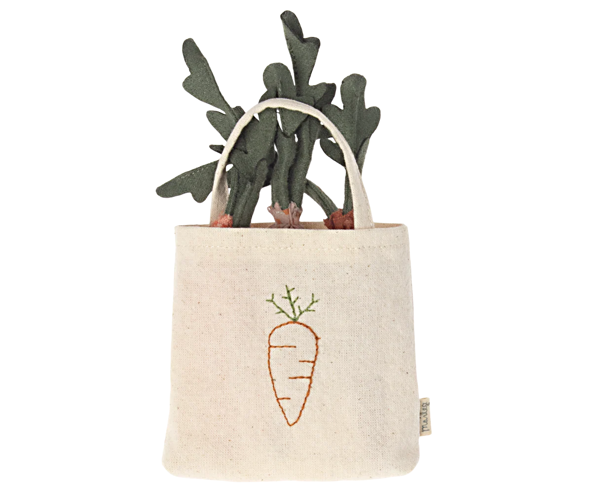 Carrots in Shopping Bag