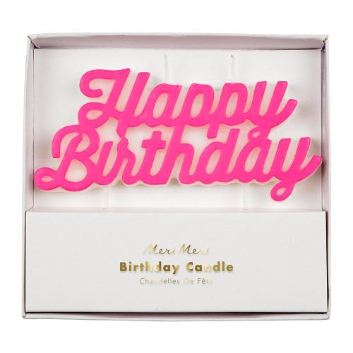 Happy Birthday Candle