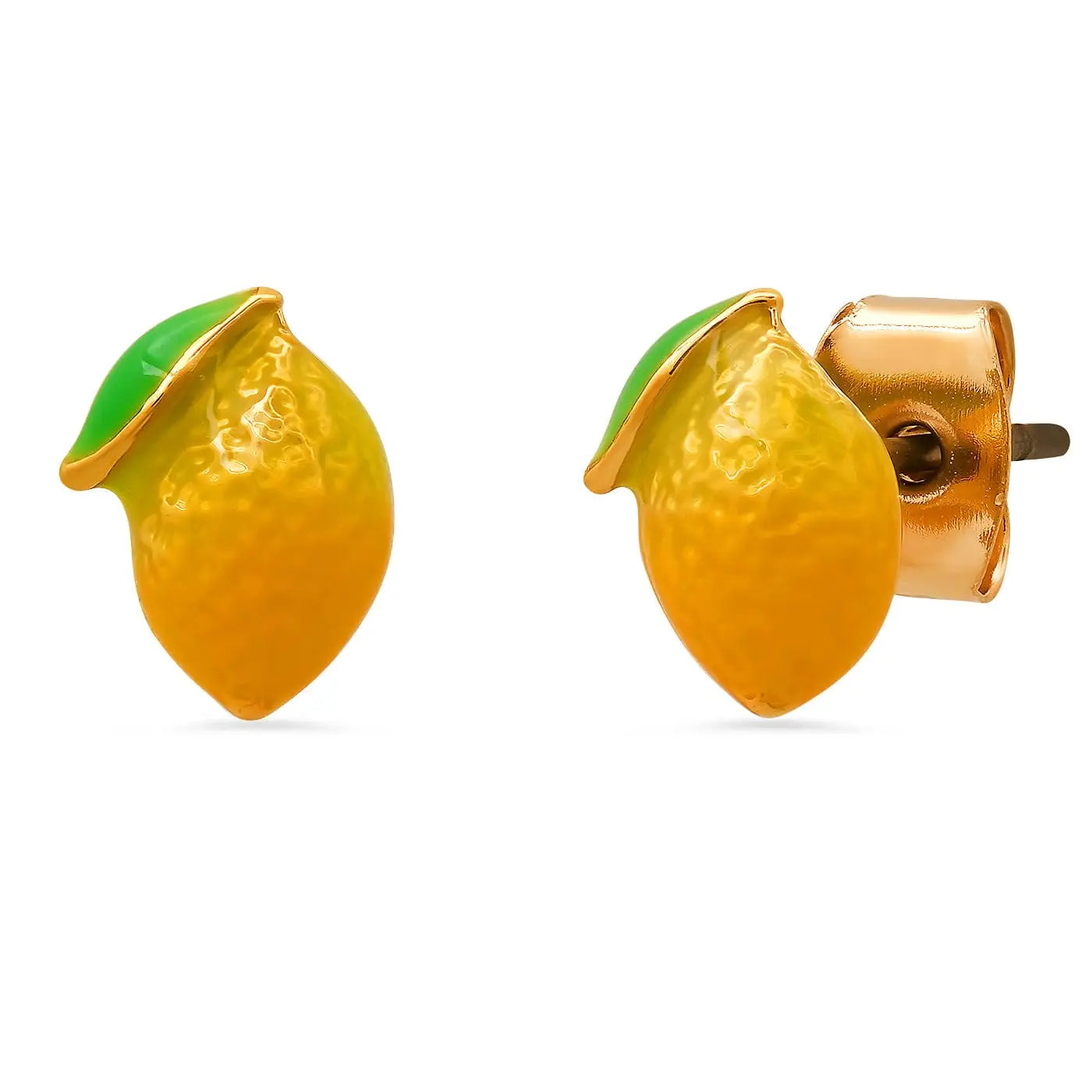 Enamel Post Earrings