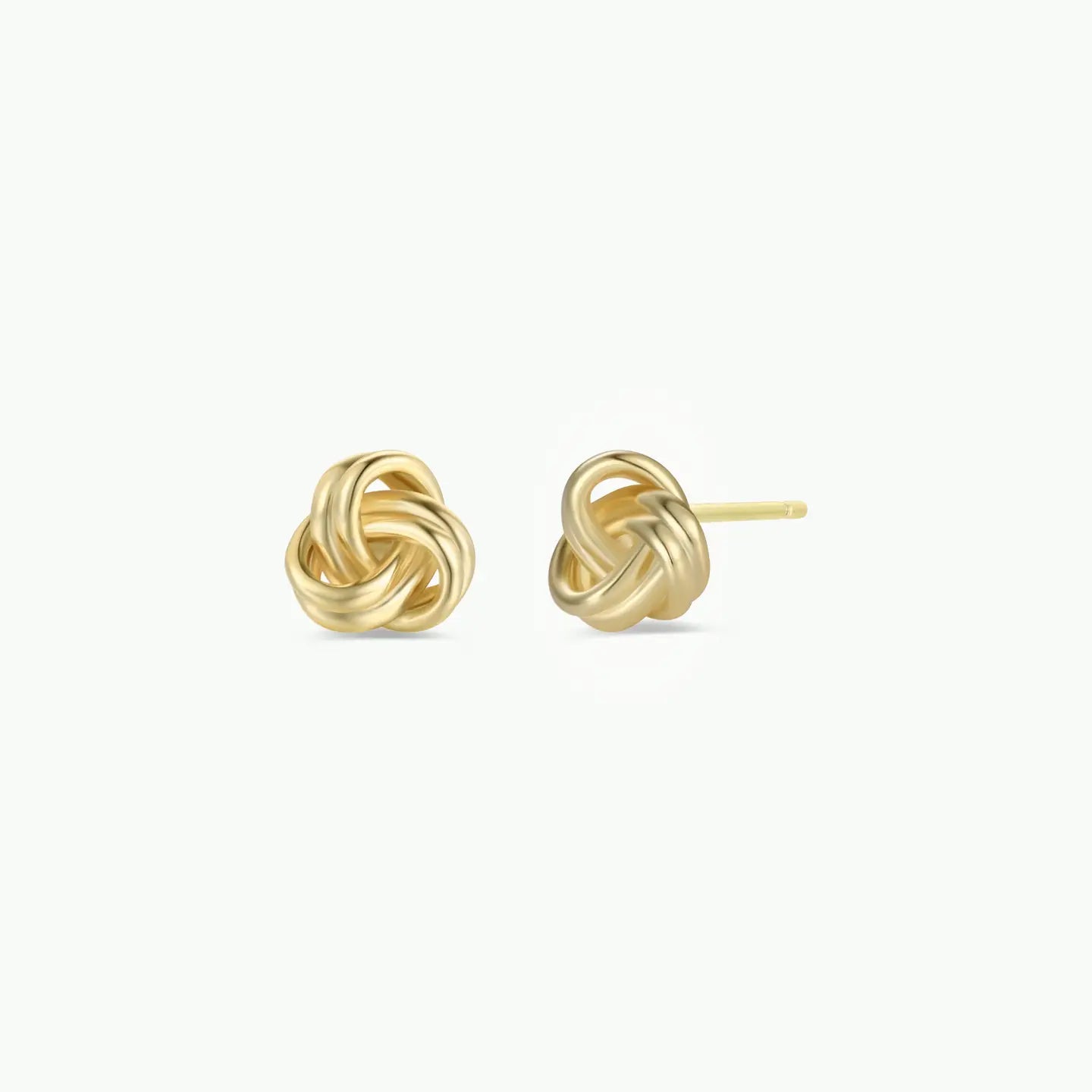 Petite Gold Knot Earrings