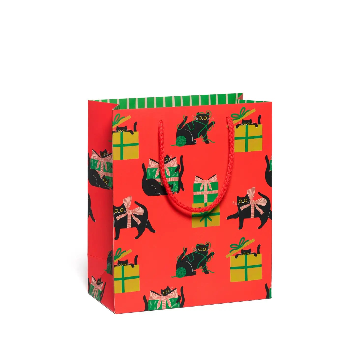 Holiday Medium Red Cap Gift Bag