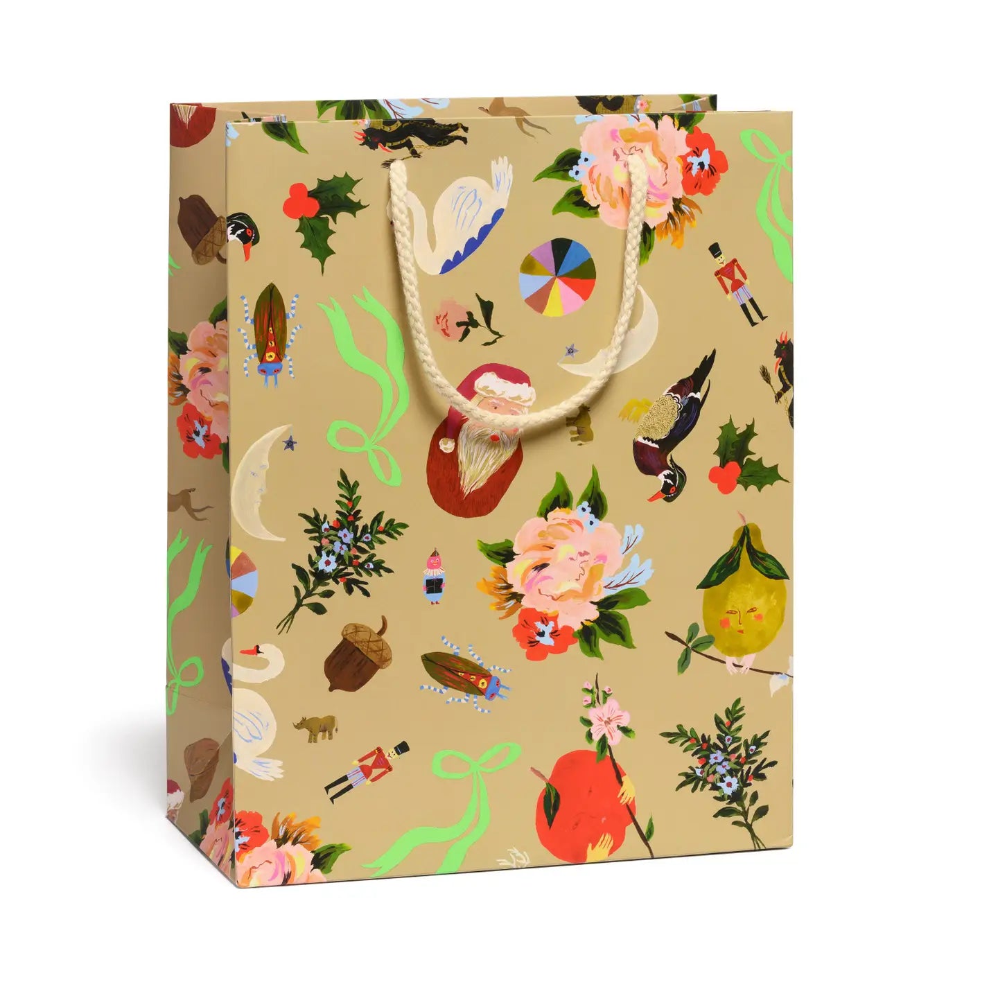 Holiday Large Red Cap Gift Bag