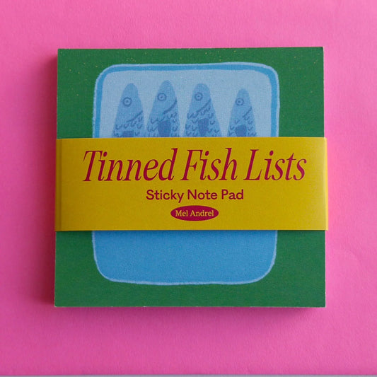 Tinned Fish Sticky Notes