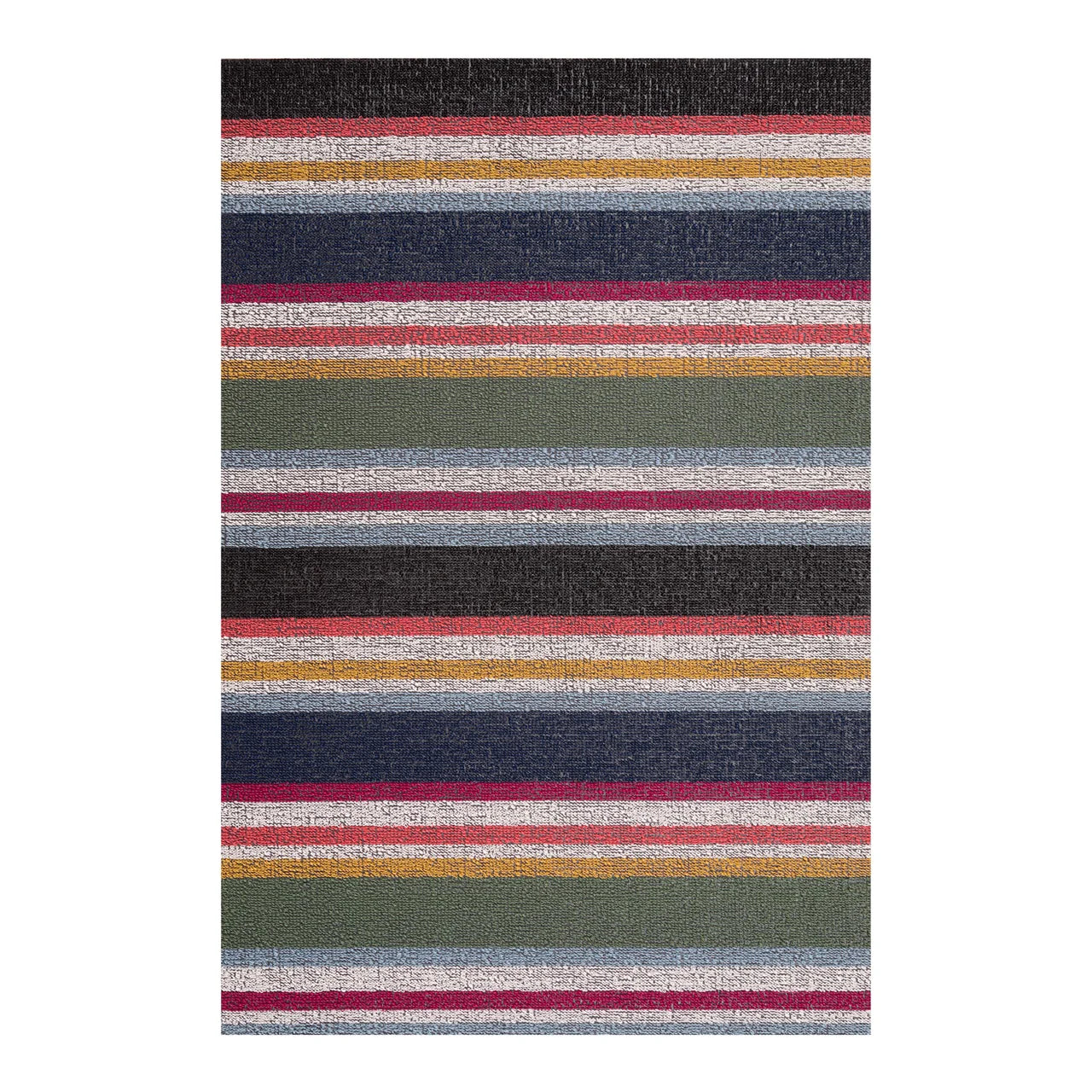 Shuffle Stripe Shag Mat