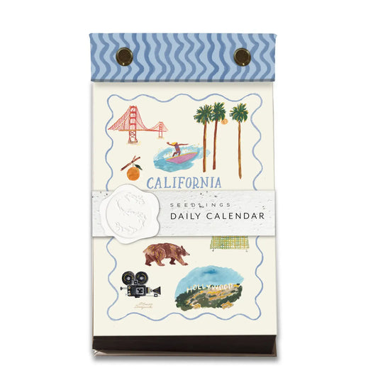 California 2027 Post Bound Daily Calendar