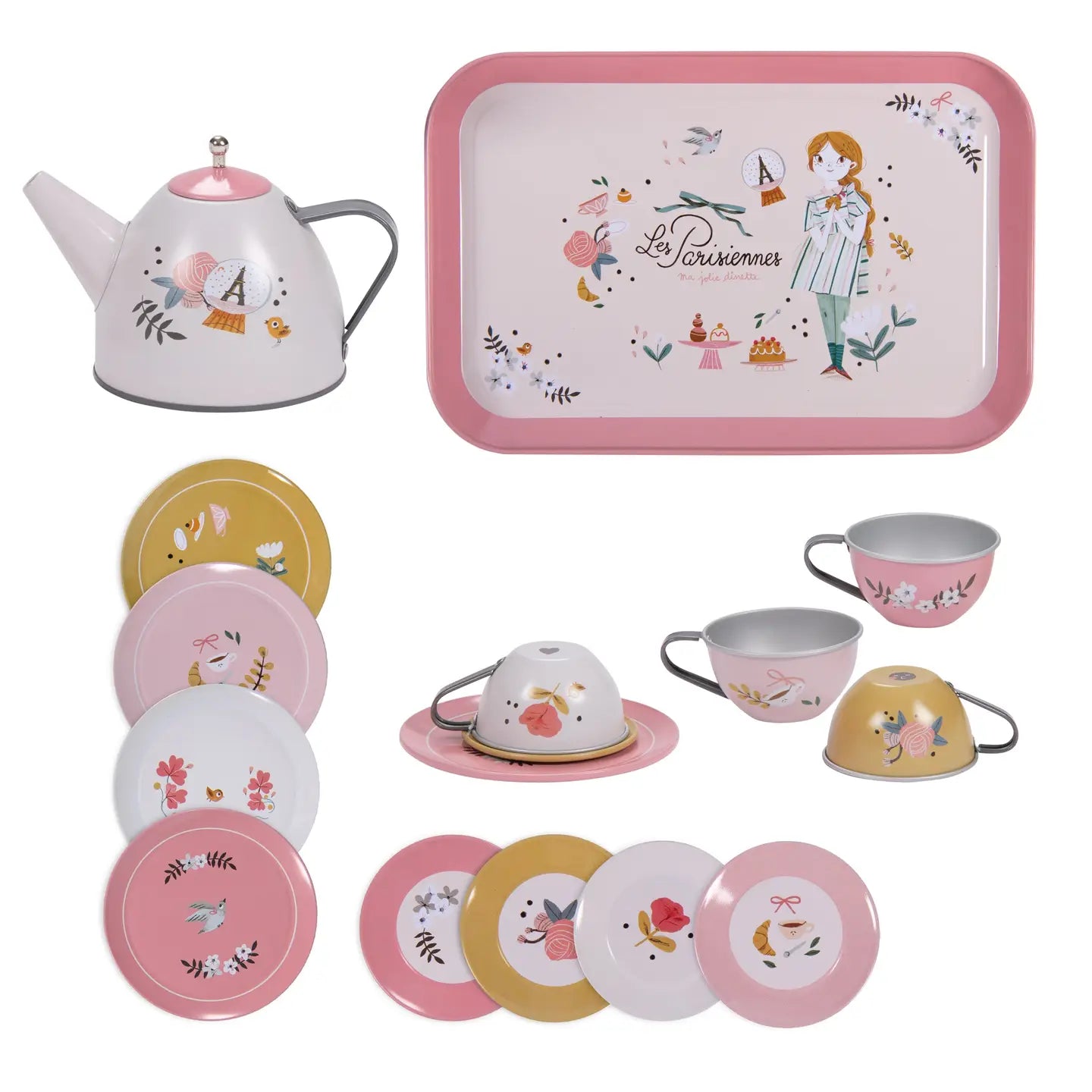 Tea Party Metal Set