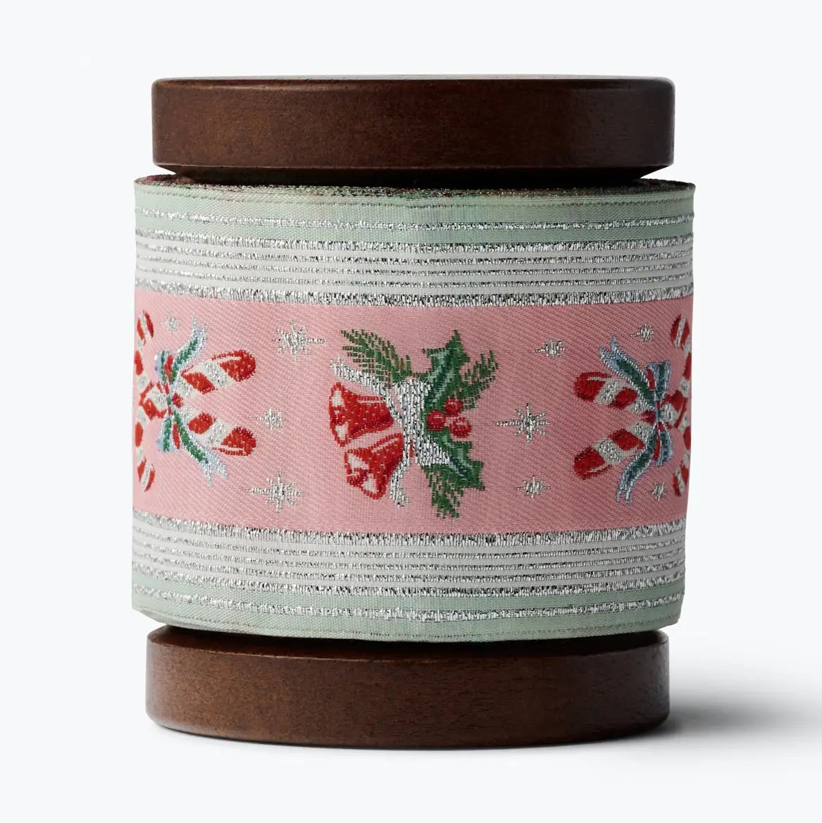 Candy Cane Stripe Jacquard Ribbon