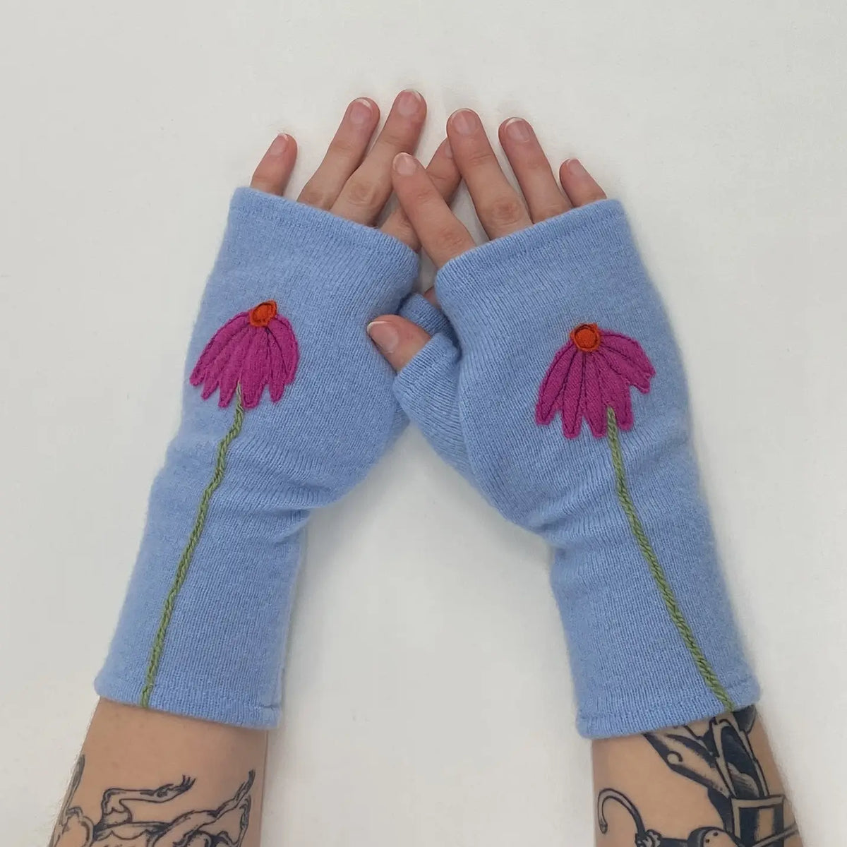 Fingerless Cashmere Gloves