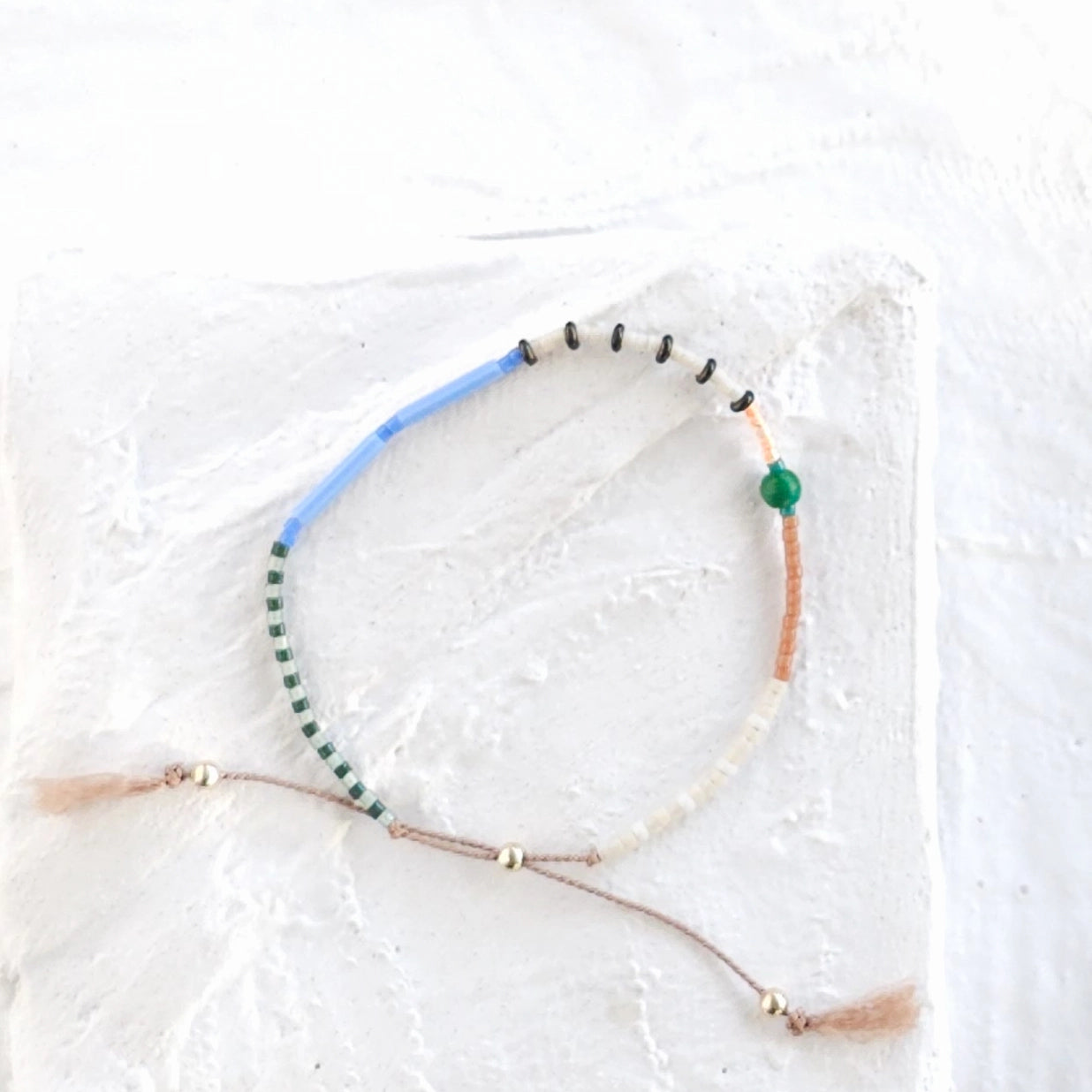 Adjustable Beaded Bracelet