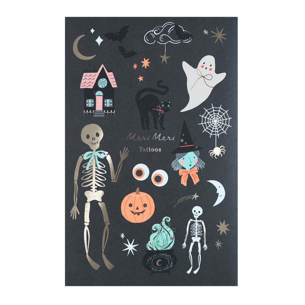 Halloween Icon Temporary Tattoos