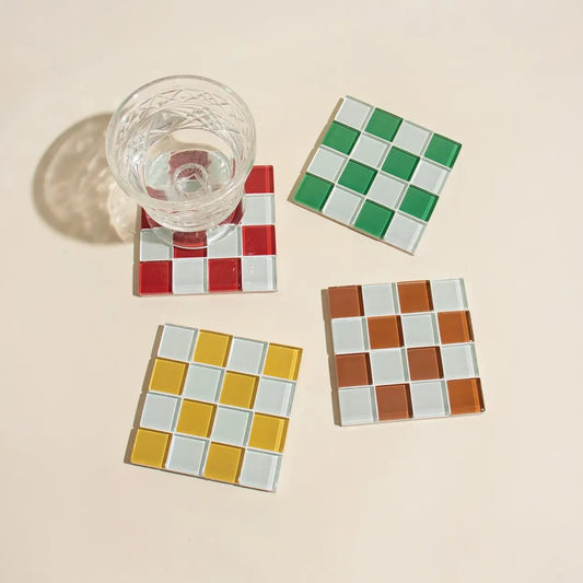 Glass Tile Coasters