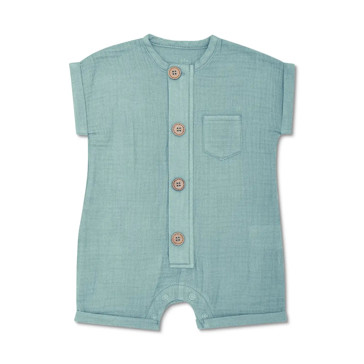 Muslin Short Sleeve Romper