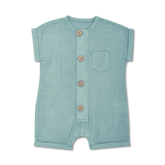 Muslin Short Sleeve Romper