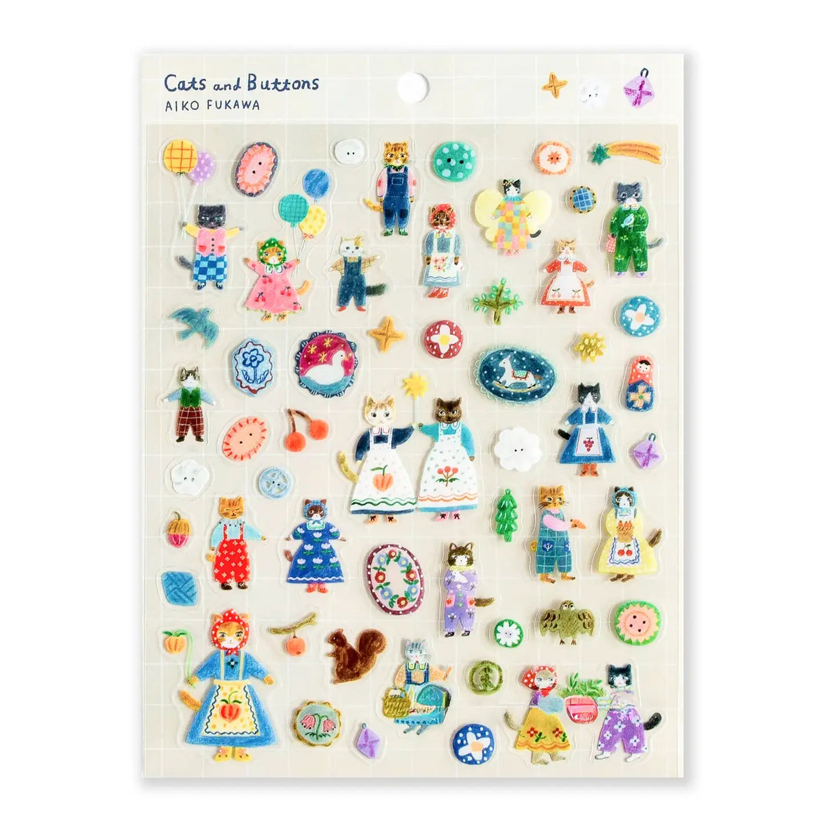Aiko Fukawa Clear Sticker Sheet