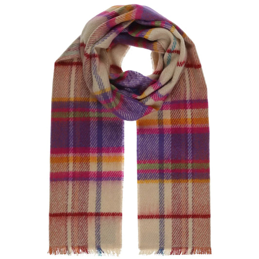 Multi Plaid/Check Scarf