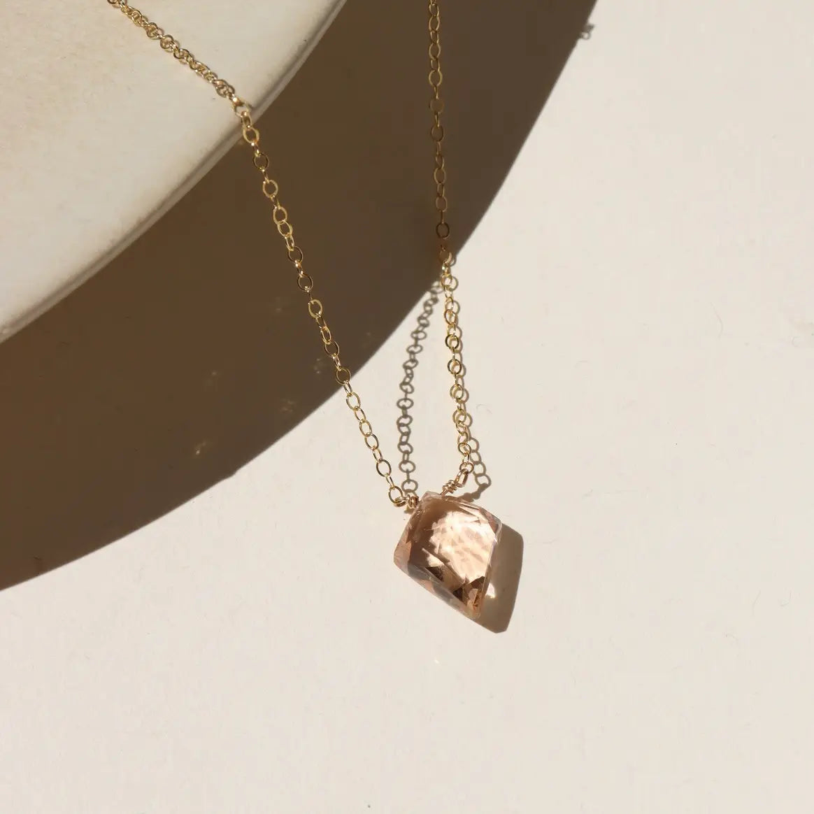 Champagne Quartz Necklace