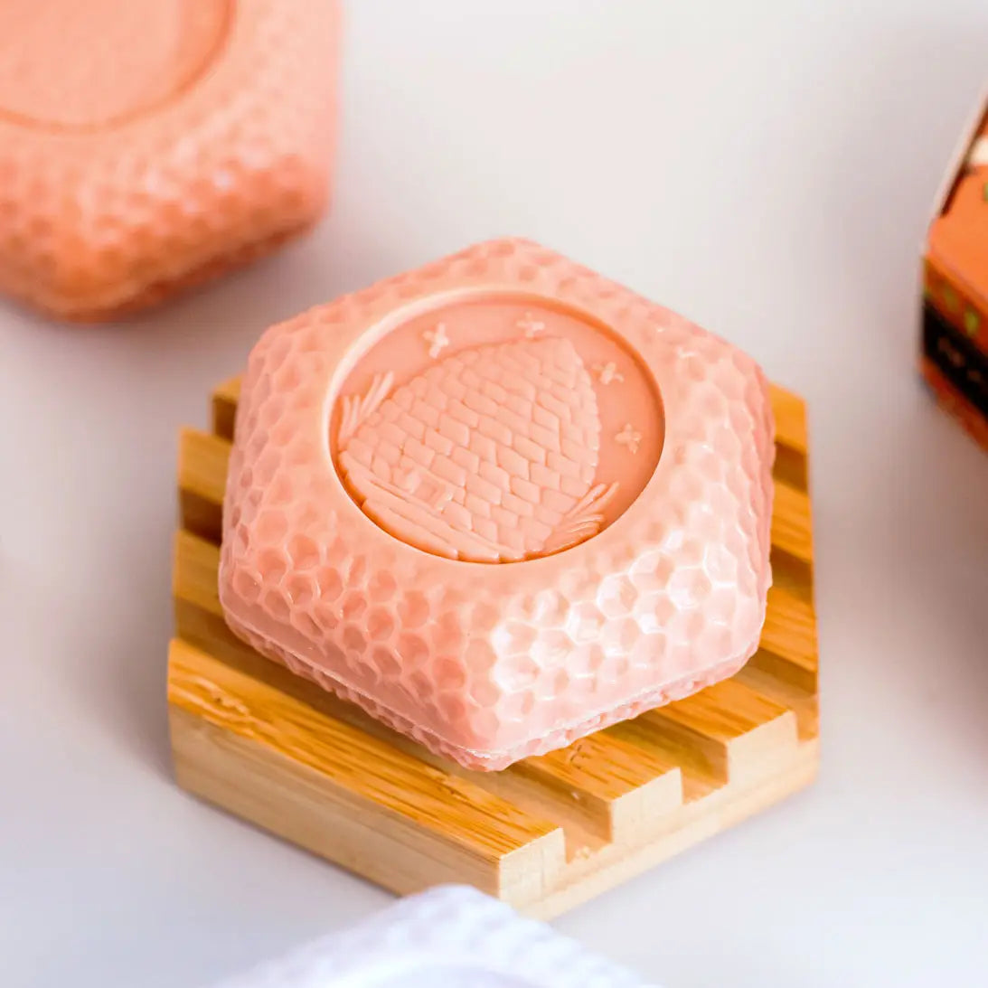 Bamboo Hex Soap Dish