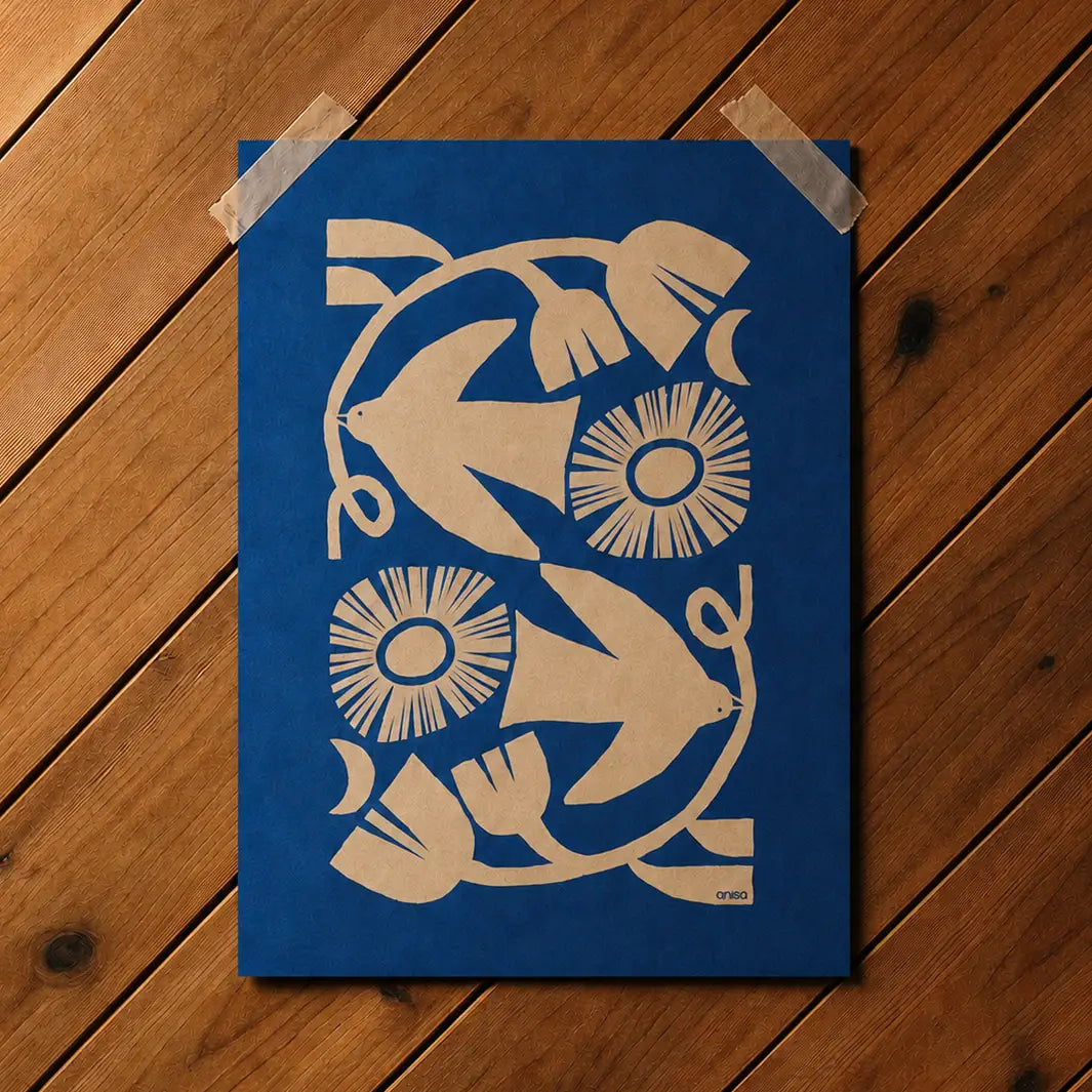 Messenger Birds Art Print